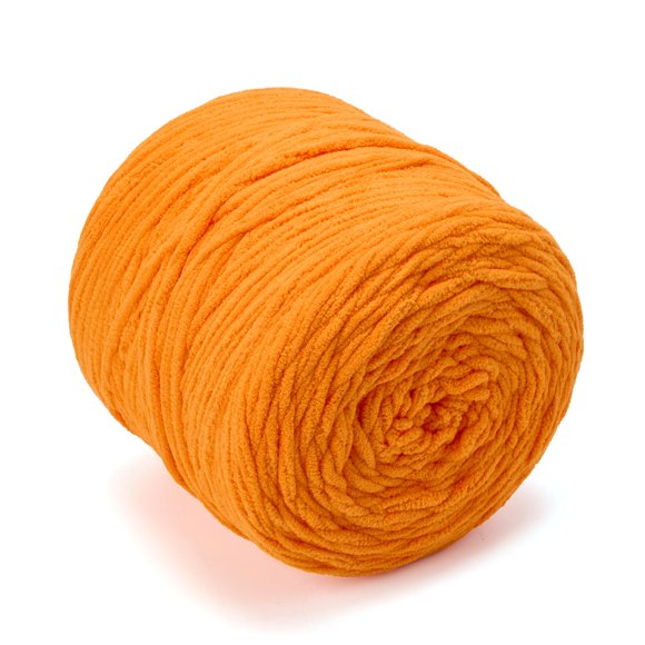 Yarn SOVIKER Chunky Chenille #6 Super Bulky, 800 g, naranja