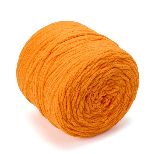 Yarn SOVIKER Chunky Chenille #6 Super Bulky, 800 g, naranja