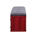 thumbnail image 5 of Acme Cargo Container Style Metal Storage Bench, Multiple Colors, 5 of 5