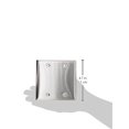 thumbnail image 2 of Morris Products 83320 Plaques Murales en Acier Inoxydable 2 Gang Blank, 2 of 2
