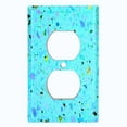 thumbnail image 2 of Metal Light Switch Plate Outlet Cover (Image of Marble Blue MAR010), 2 of 13