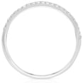 thumbnail image 3 of Pompeii 1/5ct Diamond Wedding Band 10K White Gold (G/H,I1-I2), 3 of 4