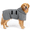 Grey and orange edges, variant on Dog Bathrobe, Quick Drying Super Absorbent Pet Robes for Small Medium Large Dogs, Drying Coat for After Bath & Swim, Warm & Cozy Dogs Towels, Dog Puppy Bath Supplies