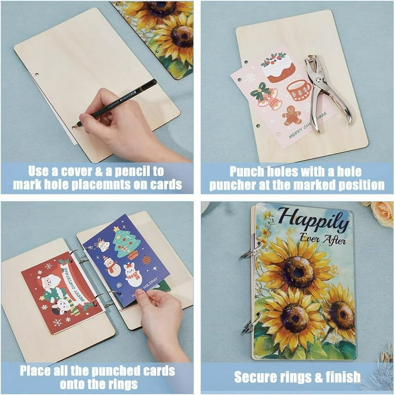 Happily Ever After Greeting Card Holder Organizer Wooden Card Keeper Binder Planning Book Birthday Cards Keeper Vintage Sunflowers oto Album Cover Wedding Holiday Journal Keepsake Holder Mixed Color - Walmart.com Happily Ever After Greeting Card Holder Organizer Wooden Card Keeper Binder Planning Book Birthday Cards Keeper Vintage Sunflowers oto Album Cover Wedding Holiday Journal Keepsake Holder Mixed Color - Walmart.com