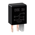 thumbnail image 6 of 4 Pieces Automotive Relay 5 Pin 12V 30A Replaces Good Performance Universal, 6 of 8