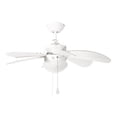 thumbnail image 2 of Ventilador de Techo"32 Clásico Blanco 6 Aspas 3 Velocidades LámparaYa 7905-1 / Benoni blanco, 2 of 5