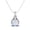 Sterling Silver, variant on 6 MM Round Moonstone 925 Sterling Silver Rose Vermeil Solitaire Valentines Day Gifts Pendant Necklace