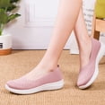 thumbnail image 6 of Women's Woven Orthopedic Breathable Soft Shoes, Go Walking Slip on Diabetic Foam Shoes with Arch Support, Hands Free Slip in Sneakers for Wide Width Comfort, 6 of 6