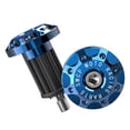 thumbnail image 2 of 2 tapones para manillar de motocicleta, accesorio de aleación de aluminio CNC de 7/8 pulgadas Azul, 2 of 6