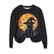thumbnail image 2 of Ailaofu Spooky Season Sweatshirts Halloween Sweatshirt Women - Halloween Graphic Crewneck Tops Casual, 2 of 5