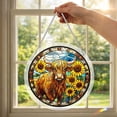 thumbnail image 3 of Acrylic Puzzles Suncatcher Window Hanging 83 Pieces Stained Glass Acrylic Puzzle Song Decoration For Women Men Mom Birthday Home Decor, 3 of 9