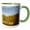 Green/White, variant on , New York, Oswego Canal. Views Along the Oswego Canal., 11oz Two-tone Green Mug