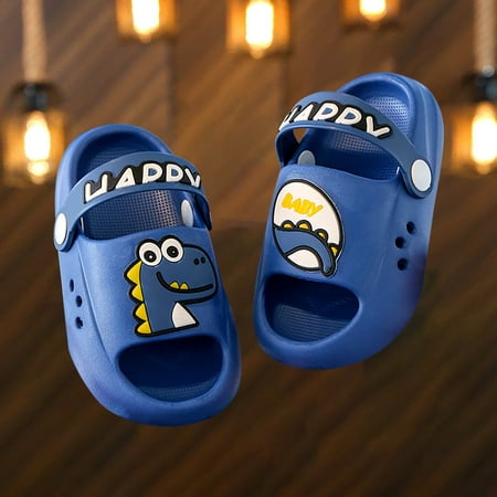 

Dyfzdhu Home Slippers Children Kids Breathable Open Toe Children Slippers Cartoon Soft Sole In Summer Comfortable Girls Sandals