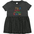 thumbnail image 3 of Inktastic Mimi and Poppy Love Me Girls Baby Dress, 3 of 5