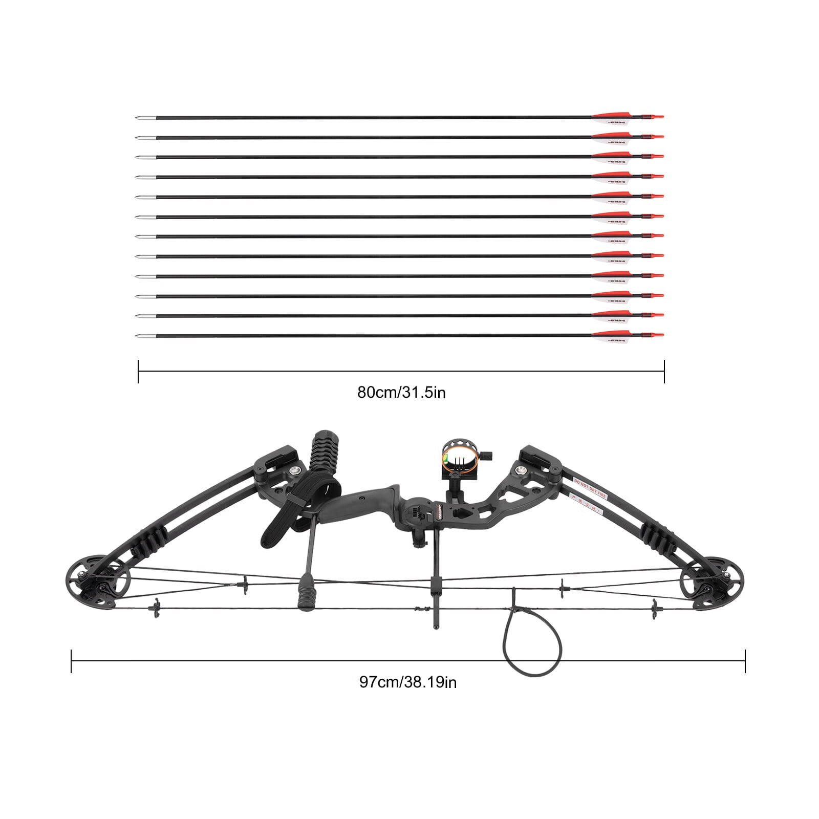 LOYALHEARTDY Right Handed Compound Bow (Adult/Teen)