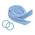 thumbnail image 2 of 2 Diademas Con Varilla Para Rizar Sin Calor Con Gomas Para El Pelo. Negro y azul Jinwen varilla rizadora sin calor, 2 of 8