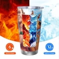 thumbnail image 6 of Saiise Scooby-Doo Print Tumbler 20 Oz Stainless Steel Vacuum Insulated with Straw Coffee Cup for Home,Office,Outdoor Works Great for Ice Drinks and Hot Beverage, 6 of 8