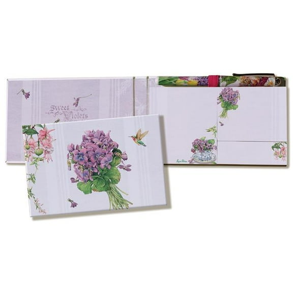 Sweet Violets Ensemble de Stylos Mémo Collants
