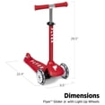 thumbnail image 2 of Radio Flyer Kids Toddler Flyer Glider Jr., Ride On Toy with Light Up Wheels, Red, 2 of 9
