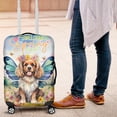 thumbnail image 4 of Welcome Spring Fairy Cavalier King Charles Spaniel in Flower Meadow Travel Luggage Cover Dog Lover Gifts Suitcase Dust Protective Decor - 13002, 4 of 5