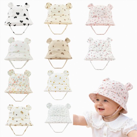 Newborn Baby Boy And Girl Baby Sun Hat Beach Cap For 3 To 12 Hat Photography Hat For Kids Birthday Party Hat 3-12 Months