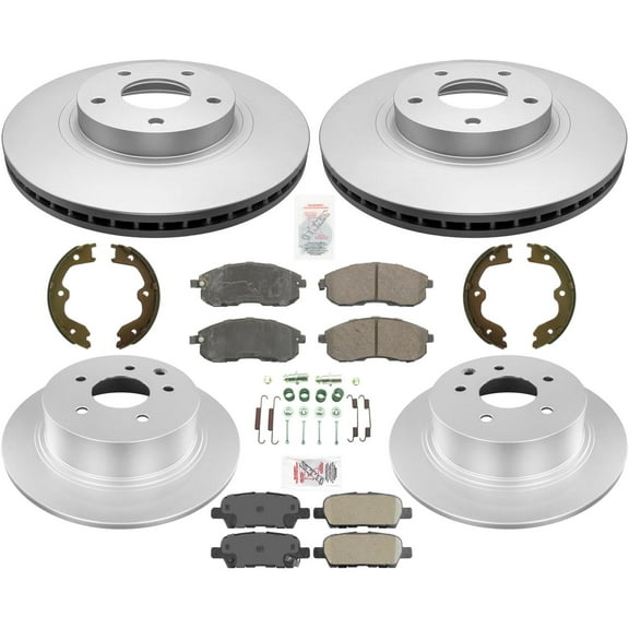 New F & R Brake Rotors Ceramic Pads for Nissan Altima No SE-R 8Pc 2002-2006