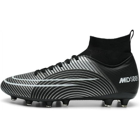 

Unisex-Adult Soccer Cleats Lightweight Futsal Training Football Shoes for Big Boys