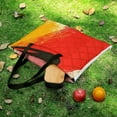 thumbnail image 5 of Color Wave Point Geometry Picnic Blanket Waterproof Outdoor Beach Blanket Hand-held Pad Suitable for Travel, Camping, Beach, Family Gatherings, 5 of 7