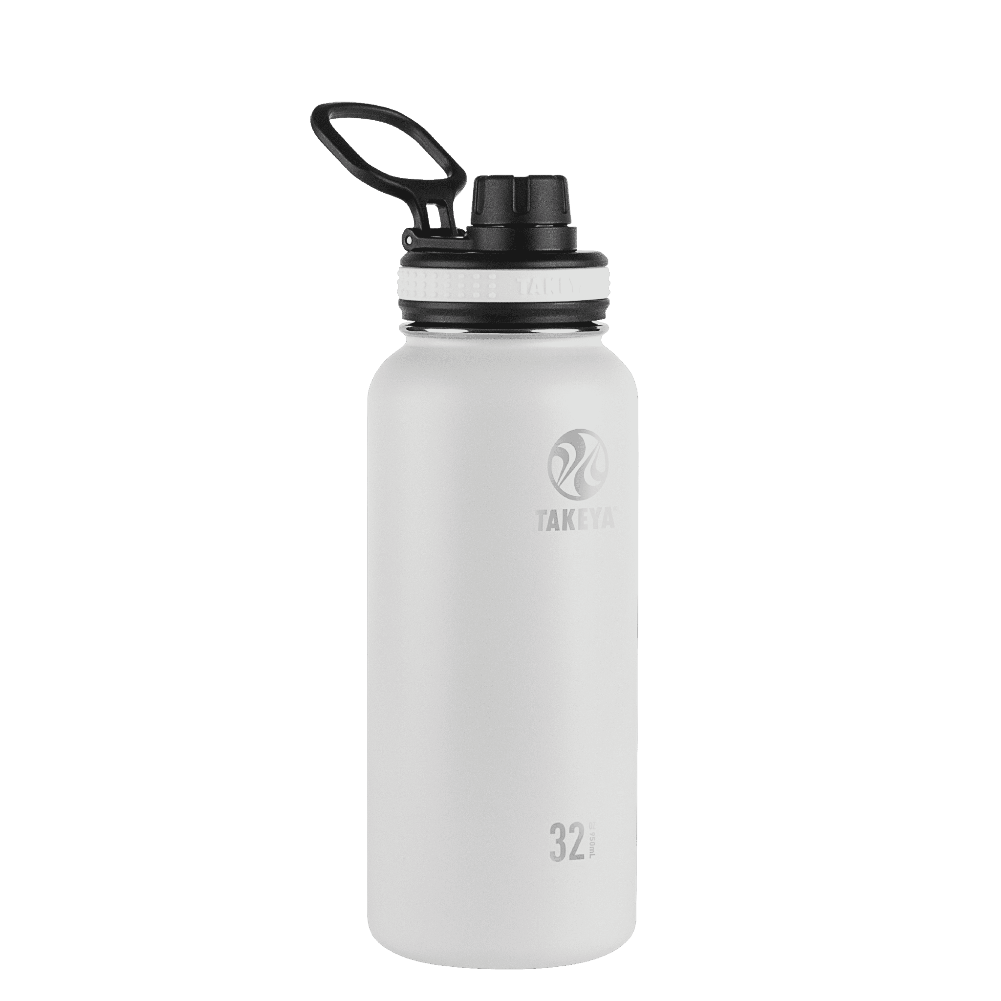 Takeya Originals Stainless Steel Water Bottle, 32oz White
