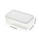thumbnail image 3 of Caja de almacenamiento de kimchi de gran capacidad para cocina | Recipiente hermético de plástico de grado alimenticio con tapa de 1650 ml | Transparente, blanco y amarillo, para conservar verduras, 3 of 6
