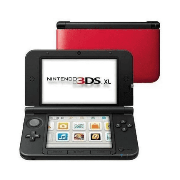 Nintendo - 3DS XL Handheld Gaming Console - Red and Black (Refurbished)