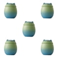 thumbnail image 1 of Transemion Portable Moisture-proof Ceramic Tea Jar Large Capacity And Cute Sturdy And Durable Ceramics Cat Form Ceramic Tea Jars blue-green 150ml 5Set, 1 of 6
