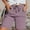 Dark Gray, variant on JJHGVB Linen Shorts for Women Dress Shorts for Women Below the Knee Resort Wear for Women 2026 Womens Linen Shorts Long Shorts for Women High Waisted Wide Leg Shorts Pure Color Shorts Beige 1 L