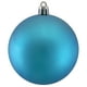 Northlight 32ct Mat Bleu Turquoise Incassable Boule de Noël Ornements 3,25" (80mm) – image 3 sur 3