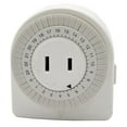 thumbnail image 1 of Elink ET-4533 - 24 Hour Mechanical Socket Timer, White, 1 of 2