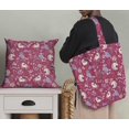 thumbnail image 5 of Soimoi Tissu Satin Modal Rose Unicorn & Tissu Imprimé Floral 1 Yard 42 Pouces de Large, 5 of 5