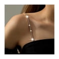 thumbnail image 1 of 1 par de tirantes sexys con brillantes diamantes de imitación para sujetador, cadena para bodas, bikini, fiestas, joyería para sujetador, accesorio para vacaciones en la playa de verano., 1 of 8