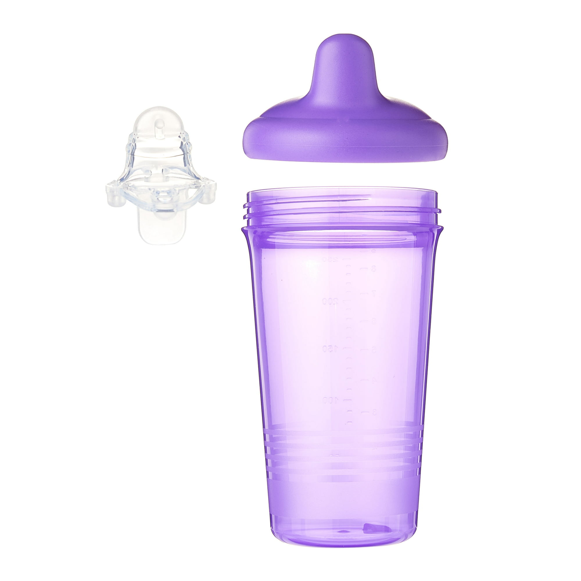 BuubiBottle Sip Sippy Cup with Straw, Proton Purple