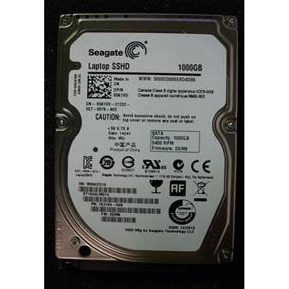 DELL 5K1VD DELL P/N 5K1VD 1EJ164-034 Laptop Drives SATA 9mm 1000GB 2.5in 54