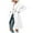 White, variant on Women's Wool Trench Coat Long Elegant Slim Overcoat Casual Blouse Jacket Outwear Stylish Belted Ladies Outerwear