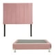thumbnail image 1 of Box Base Cama Matrimonial + Cabecera Argos Palo de Rosa, 1 of 7