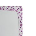 thumbnail image 2 of Ambesonne Romantic Fitted Sheet, Floral Bridal Pattern, Twin Size, Violet White, 2 of 2