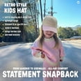 thumbnail image 6 of Funky Junque Kids Trucker Hat Baseball Cap - Literally Just a Girl - Rose/Beige (X-Small - 0-12 Months), 6 of 7