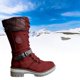 thumbnail image 5 of Zapatos De Invierno Para Mujer, Botas, Botines, Botas Impermeables Para Exteriores, Botas De Media Pantorrilla, Botas De Punta Redonda De Tacón Bajo, Botas De Punta Redonda Para Mujer Eigraketly AP006543-13, 5 of 6