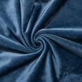thumbnail image 2 of Flxxie Ultra Fluffy Soft Velvet Decorative Solid Color Throw Pillow Simple Square Covers Cushion Case 2 Pieces, 20" x 20", Navy Blue, 2 of 5
