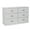 White, variant on 6-Drawer Dresser for Bedroom,Modern Ample Storage Wide Chest of Drawers for Living Room,Hallway,Natural