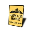 thumbnail image 4 of Haunted House Novelty Sign, Metal Wall Decor - 10x14 inches, 4 of 4
