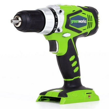 Greenworks 24V Cordless Speed Compact Drill, Battery Not Included