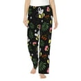 thumbnail image 2 of Kdxio Women's Comfy Stretch BeesPrint Drawstring Pajama Pants-Small, 2 of 9