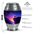 thumbnail image 2 of YATHABHISA Hen Adult Cremation Funeral Urn for Human Ashes, Keepsake Decorative Gift for Father & Mother, Small Urns for Ash, Combo, 1 Large 10 Inch & 2 Mini 3 Inch, 2 of 2